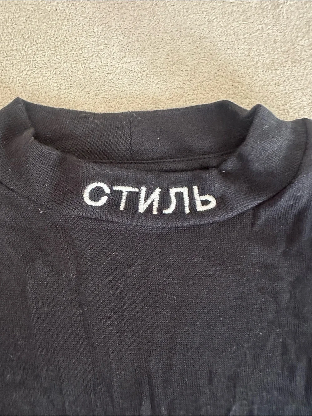 Black Long-Sleeve women’s Bodysuit - Brand Not Visible